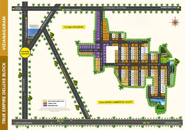 True Empire Deluxe layout plan for residential plots in Raghumanda