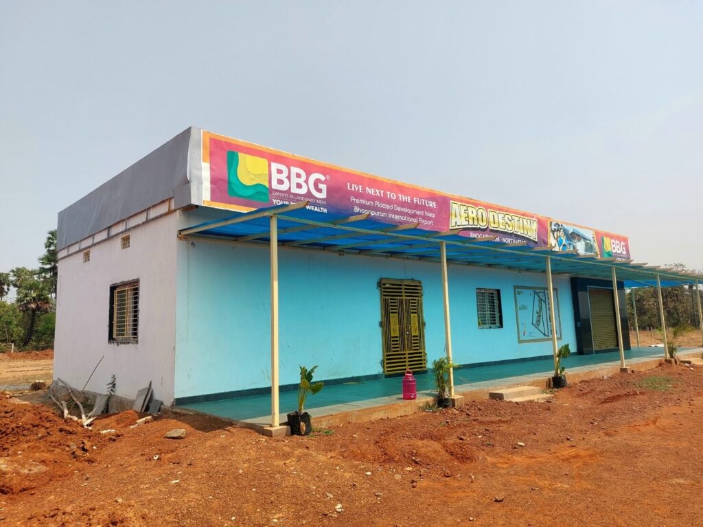 BBG Aero Destiny project office near Bhogapuram Airport in Vizag