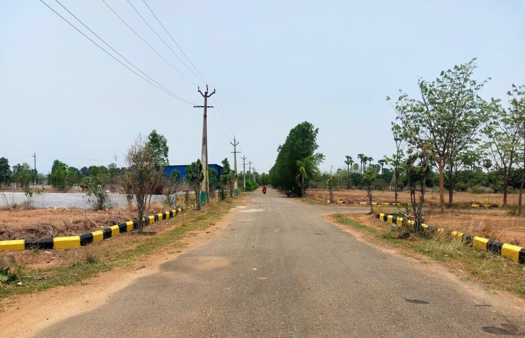 Affordable residential plots in Bhogapuram near Vizag with road access
