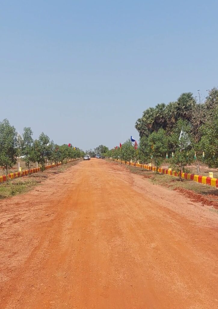Low budget plots near Srikakulam in Cheepurupalli with wide internal roads and greenery