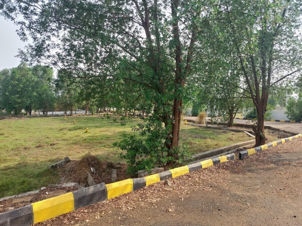 Open residential plots in Anandapuram Vizag with developed internal roads and greenery