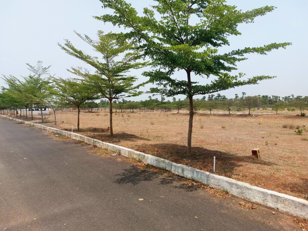 Open residential plots development near Bhogapuram International Airport at Aero City project in Vizag