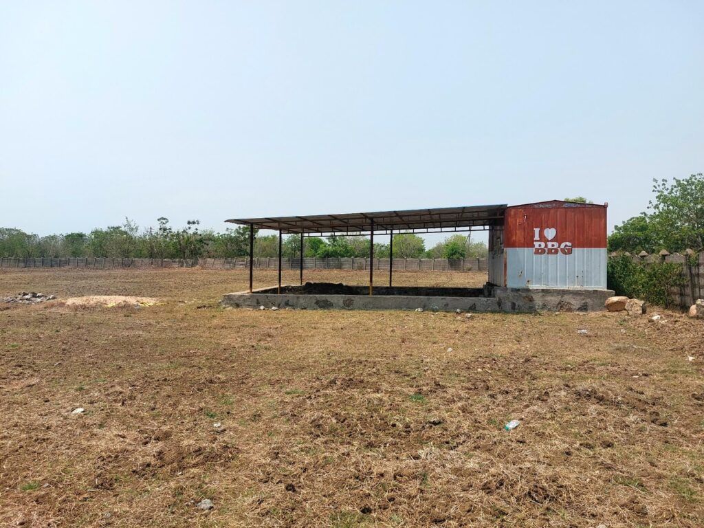 Residential plots development area inside Aero Square Bhogapuram gated community project near Vizag.