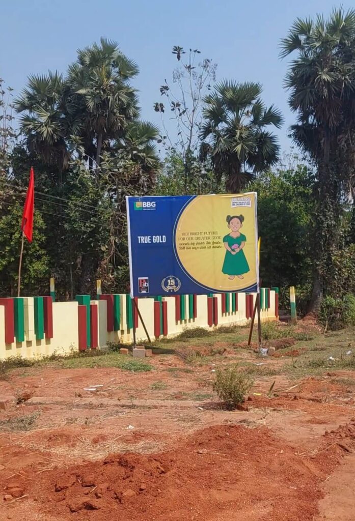 True Gold residential plots project site in Cheepurupalli near Srikakulam.