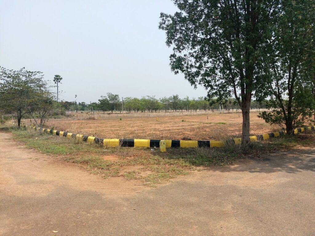 Open residential plots near Vizianagaram with developed roads and infrastructure in a growing investment location