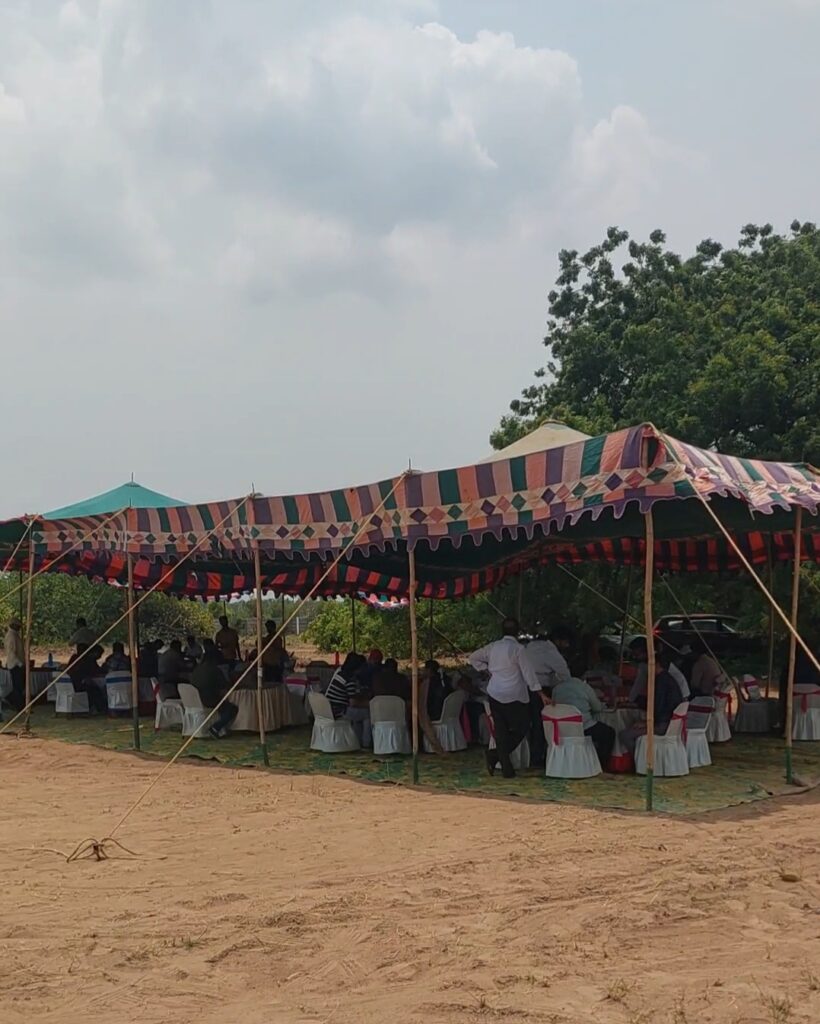 Documents verification and plot booking process at BBG Beverly Hills Bhogapuram, a VMRDA-approved residential and villa plots project near Bhogapuram International Airport.