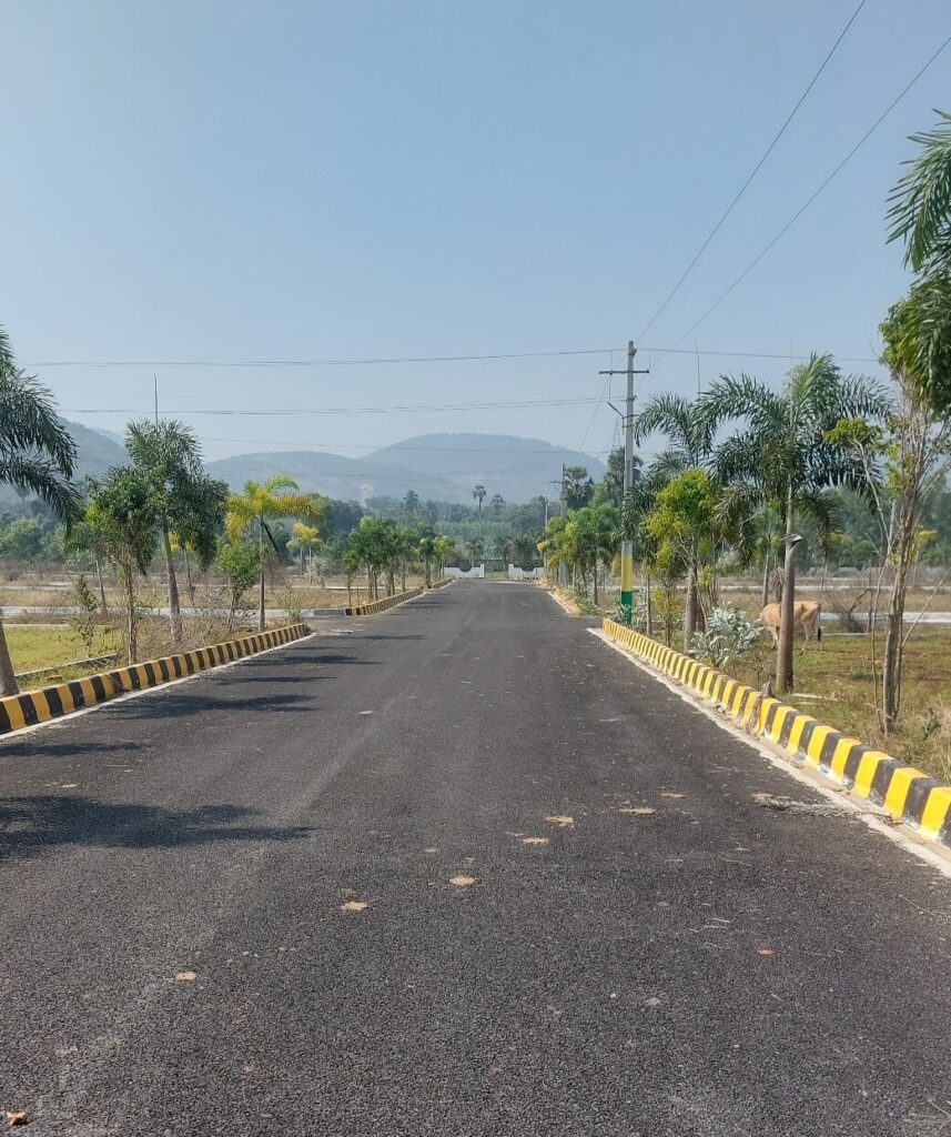 VMRDA approved plots in Vizag with developed roads and infrastructure