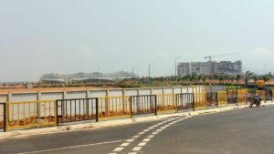 Bhogapuram International Airport terminal under construction in Vizag, Andhra Pradesh