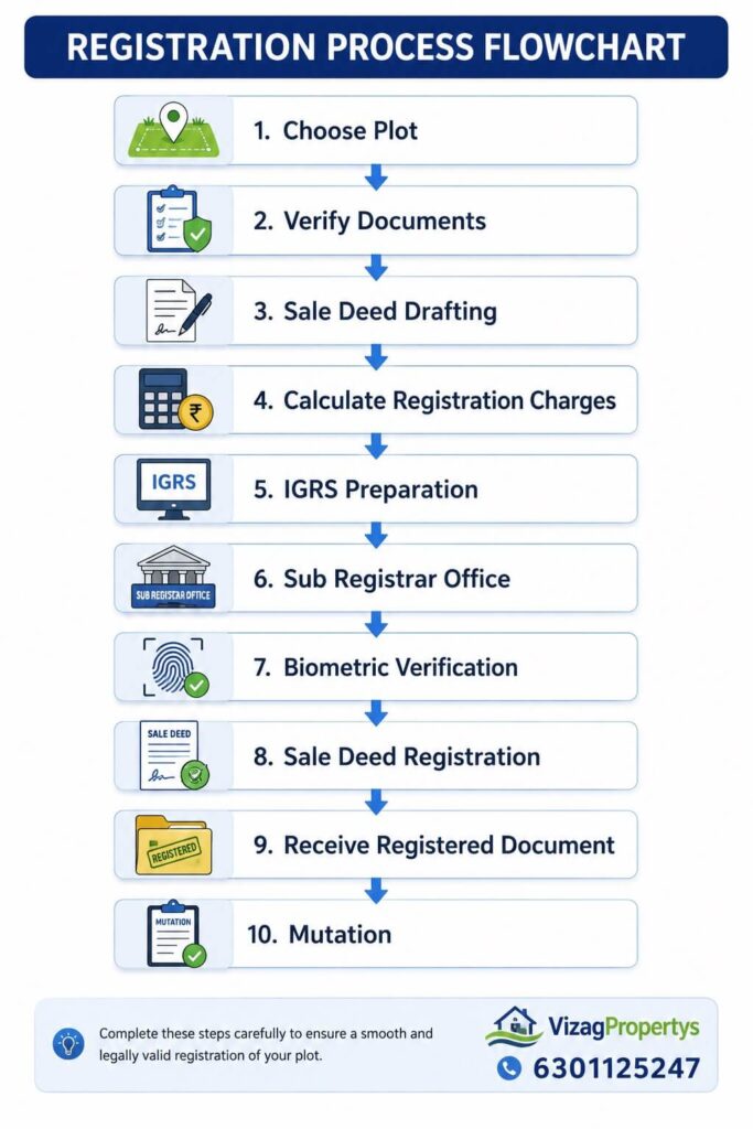 Property Registration Process Andhra Pradesh Flowchart